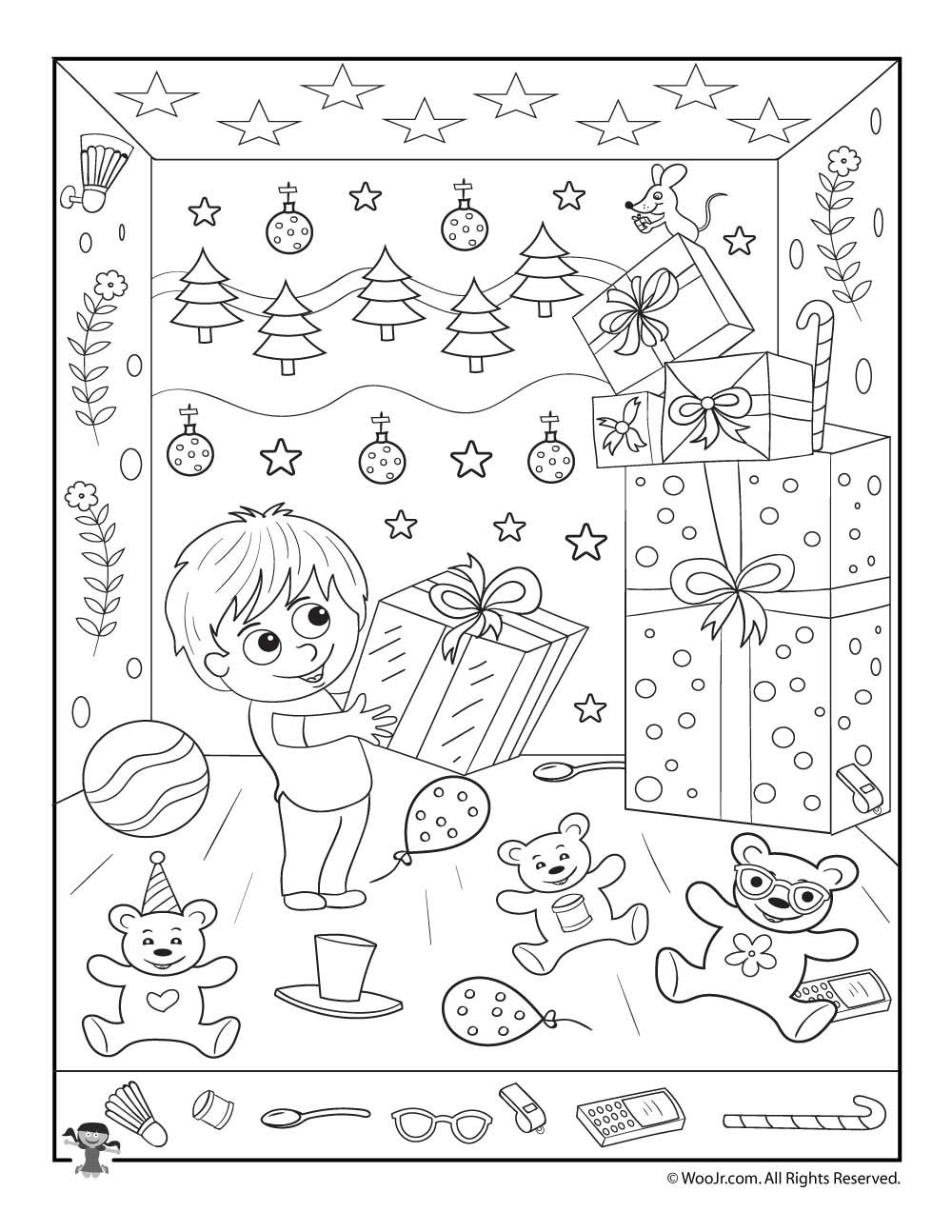 Free Printable Christmas Hidden Pictures