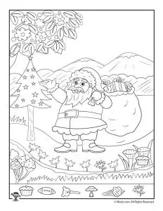 Free Printable Christmas Hidden Pictures for Adults