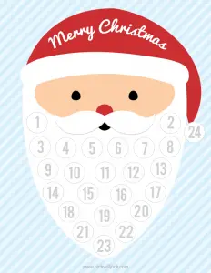 Free Printable Countdown to Christmas Calendar
