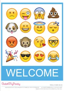 Free Printable Emoji Bingo Game