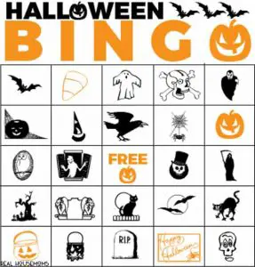 Fun Printable Halloween Bingo Cards
