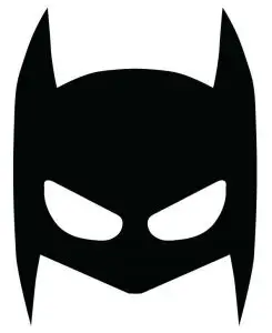 Printable Batman Mask Pattern