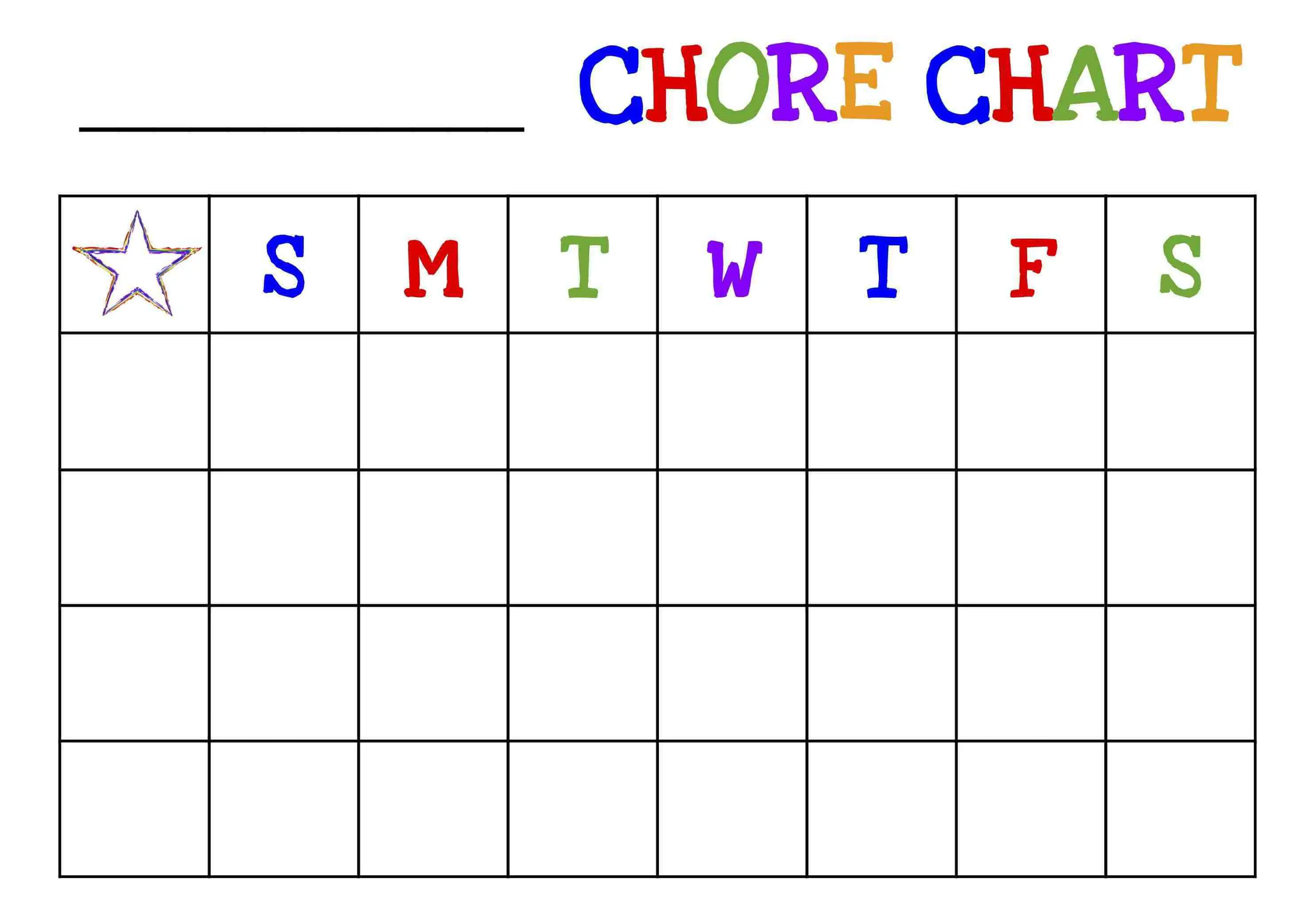 46 Practical Printable Chore Charts - Kitty Baby Love