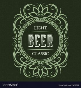 Beer Label Design Template