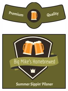 Beer Label Template