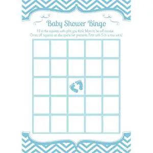 Blank Baby Shower Bingo Cards Printable Free