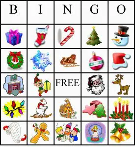 Christmas Bingo for Kids