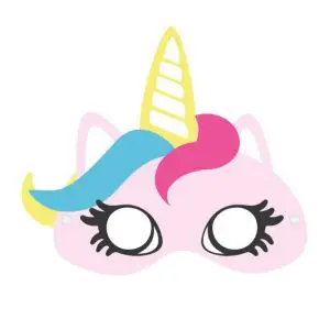 Cute Unicorn Mask Ttemplate