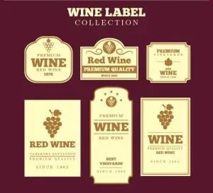 Design Wine Labels Template