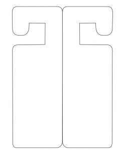 Door Handle Hanger Template