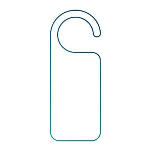 Door Knob Hanger Template