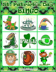 Images of St Patricks Day Bingo