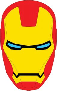 Iron Man Face Mask Template