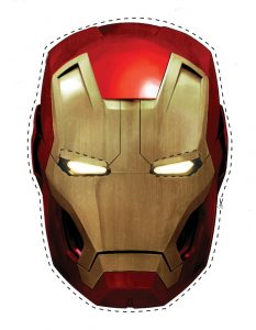 Iron Man Mask Template Free