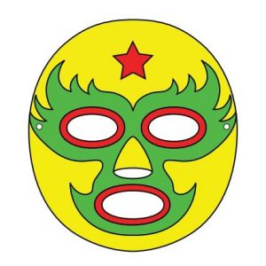 Luchador Mask Template