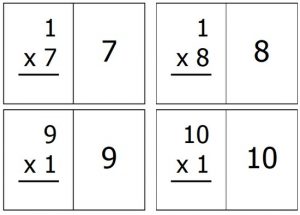 Math Flash Cards Multiplication