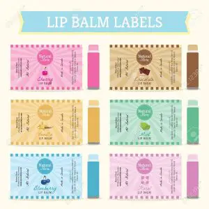 Pictures of Lip Balm Label Template