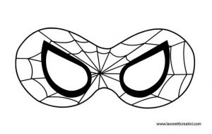 Spiderman Eye Mask Printable