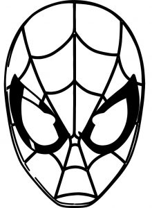 Spiderman Face Mask Printable