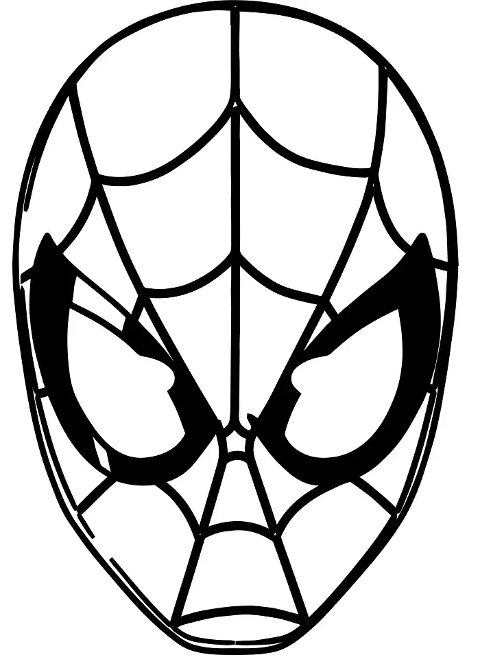 Spider Man Mask Template Pdf PDF Template