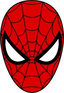 Spiderman Mask Template