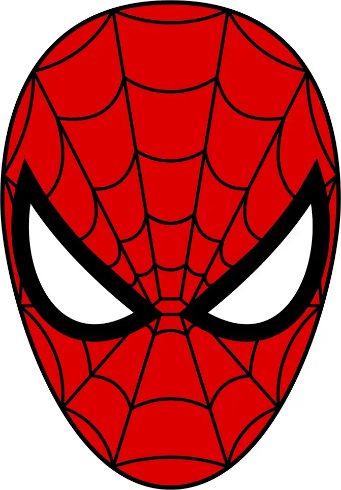 Template Free Printable Spiderman Mask Sewing Pattern