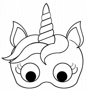 10 awesome unicorn mask templates kitty baby love