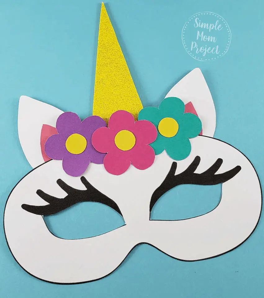 10 Awesome Unicorn Mask Templates Kitty Baby Love