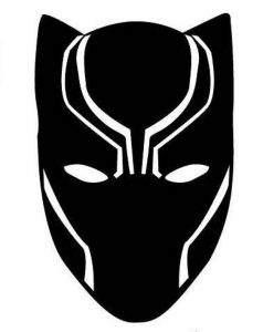 Black Panther Template Mask