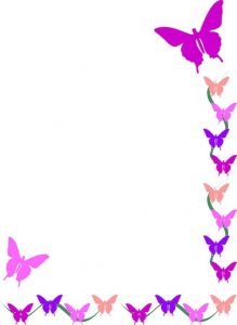 Butterfly Border Free