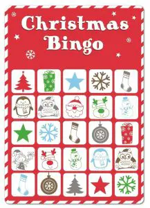 Christmas Bingo for Adults