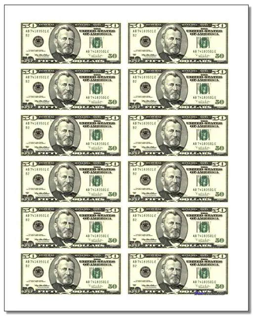 16 Fake Money Printables That Look Like Real Ones Kitty Baby Love