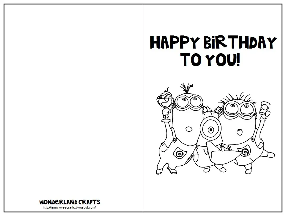 16 Attractive Printable Birthday Cards for Kids - Kitty Baby Love
