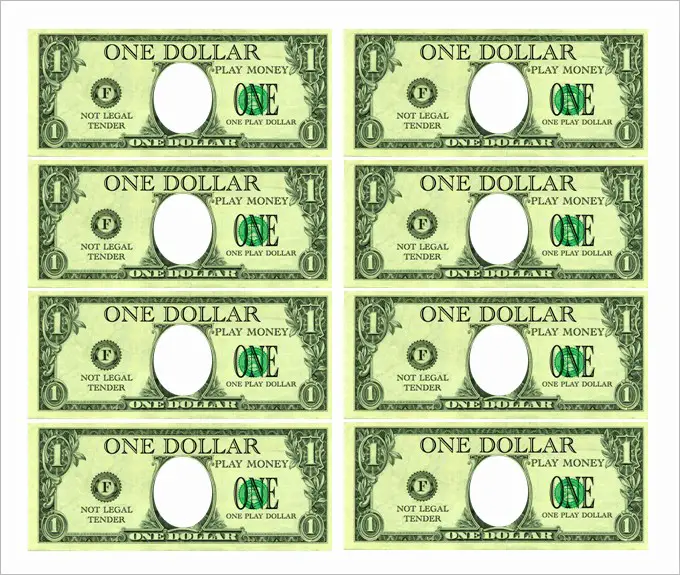 16 Fake Money Printables That Look Like Real Ones - Kitty Baby Love