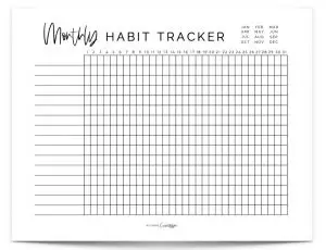 Free Printable Habit Tracker