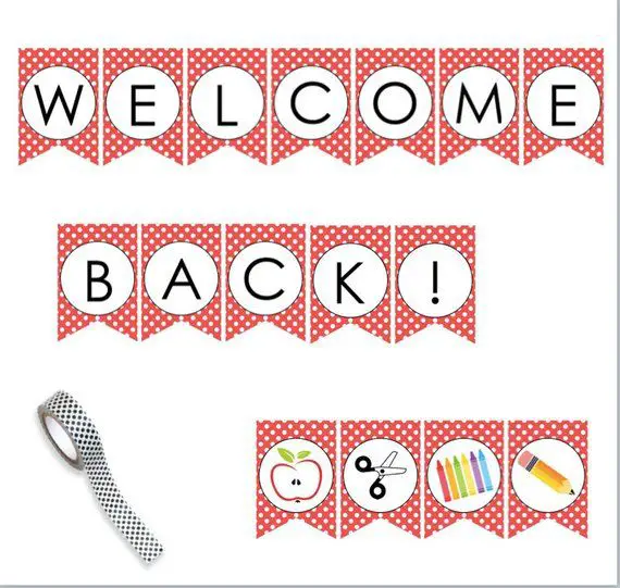 11 Pretty Welcome Banner Printables - Kitty Baby Love