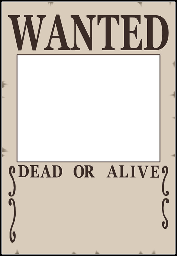 Wanted Poster Template Free Printable