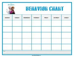 Good Behavior Chart