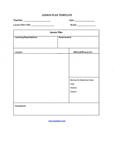Guided Reading Lesson Plan Template 2nd Grade