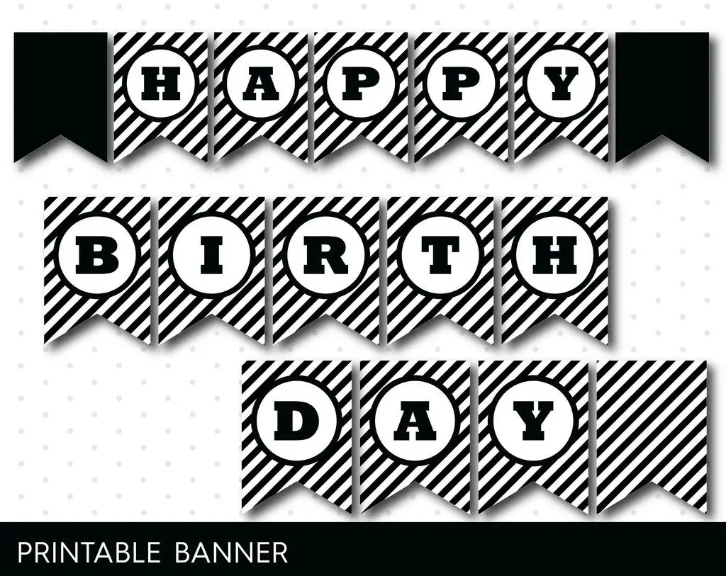 24 Delightful Happy Birthday Banner Printables Kitty Baby Love