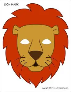 Lion King Mask Template