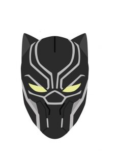 Marvel Black Panther Mask Template
