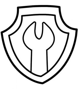 Paw Patrol Badge Template Image