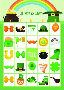 Pictures of St Patricks Day Bingo