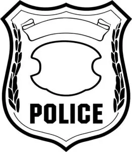 UK Police Badge Template