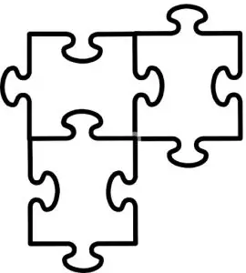 3 Piece Puzzle Template Printable