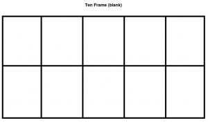 Blank Ten Frame