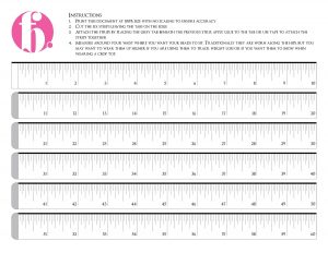 Body Measuring Tape Printable