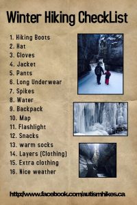 Cold Weather Hiking Checklist