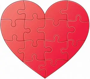Heart Jigsaw Puzzle Printable